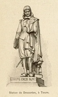Cloak Gallery: Rene Descartes / Statue