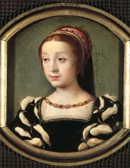 Anonymous Prints: Renee of France. 1st half 16th c. Anonymous portrait