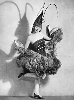 Renee Lemoine as a lobster in C. B. Cochrans Champagne Time