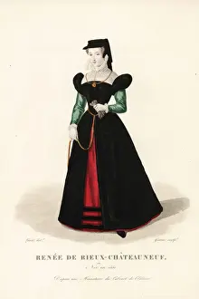 Mistress Prints: Renee de Rieux, La Belle Chateauneuf, mistress