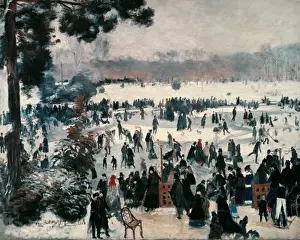 Renoir Prints: RENOIR, Pierre-Auguste (1841-1919). Skaters on