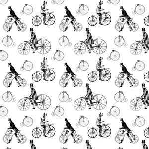Repeating Pattern - Bicycles