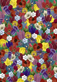 Repeating Pattern - Floral Assemblage