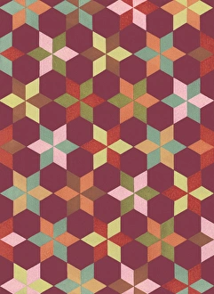 Images Dated 10th July 2017: Repeating Pattern - geometrical stars