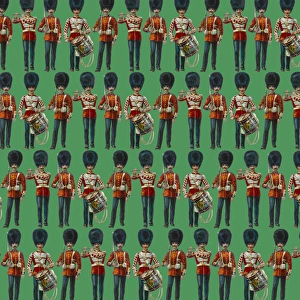 Repeating Pattern - guardsmen, green