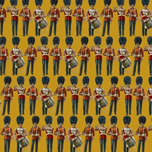 Repeating Pattern - guardsmen, yellow