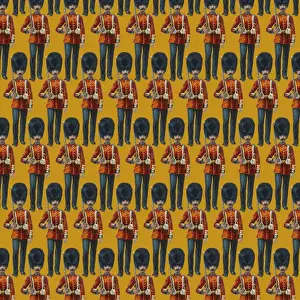 Repeating Pattern - guardsmen, yellow