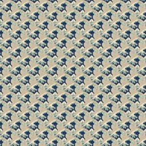 History Repeats Itself Gallery: Repeating Pattern - Hokusai Great Wave