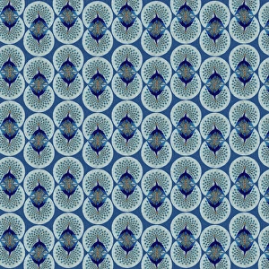 Images Dated 10th July 2017: Repeating Pattern - peacocks, green