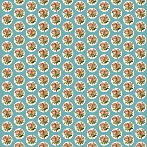 Repeating Pattern - Pink Roses - Circles