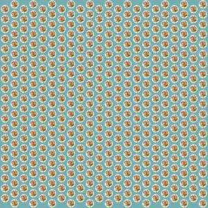 Repeating Pattern - Pink Roses - Circles