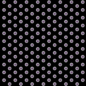 Images Dated 29th April 2016: Repeating Pattern - Purple Flowers - Circles