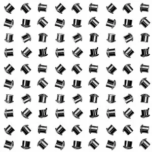 Images Dated 12th July 2017: Repeating Pattern - Riding Hats