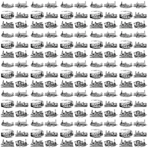 Images Dated 7th December 2017: Repeating Pattern - Steam Engines