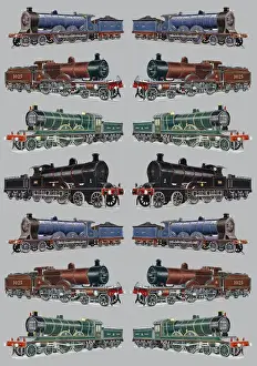 Repeating Pattern - Train / Steam Engine