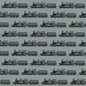 Repeating Pattern - Train / Steam Engine