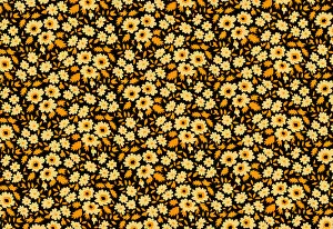 Images Dated 22nd November 2016: Repeating Pattern - Yellow Flowers