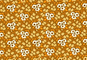 Images Dated 22nd November 2016: Repeating Pattern - Yellow and White Flowers