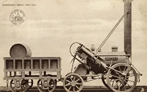 Rocket Collection: Replica of George Stephensons Rocket Locomotive