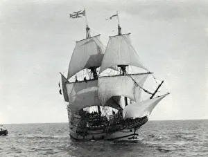 Trails Prints: Replica of The Mayflower