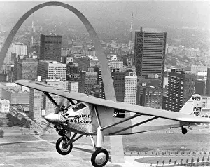 A replica of the Ryan monoplane Spirit of St Louis N-X-211