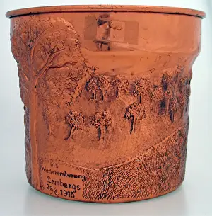 A repousse chased and engraved jardiniere
