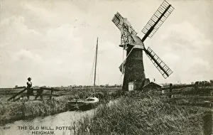 B Road Prints: The Repps Mill - Potter Heigham - Norfolk Broads