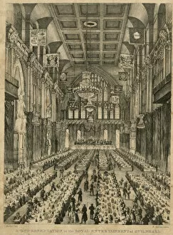 1761 Gallery: A Representation of the Royal Entertainment at Guildhall