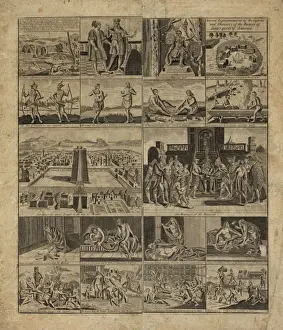 Several representations of the customs and manners of the na