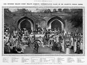 Images Dated 13th December 2017: Representative races of His Majestys Indian Empire