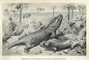Reptiles and amphibian of the Triassic