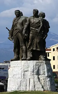 REPUBLIC OF ALBANIA. Shkodra (Scutari) 5 Heroes Monument