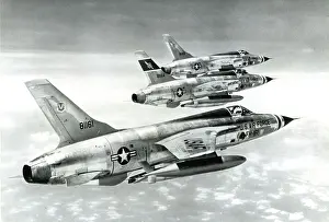 1161 Prints: Three Republic F-105D Thunderchiefs, 58-1161, 58-1163 an?