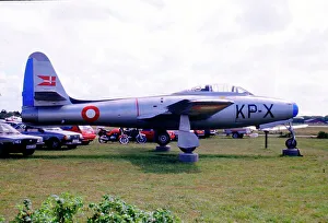 Veteranflysamling Prints: Republic F-84G Thunderjet 23057 - KP-X - A-057