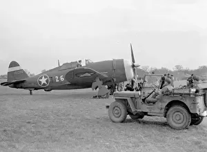 Thunderbolt Prints: Republic P-47C Thunderbolt (side view, on the ground)