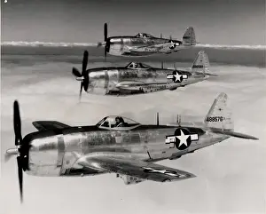 Ranged Prints: Republic P-47N -the long ranged N model designed to esc