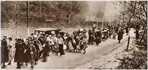 Refugees Prints: Some of the Republican refugees who fled Spain for France after the fall of Barcelona