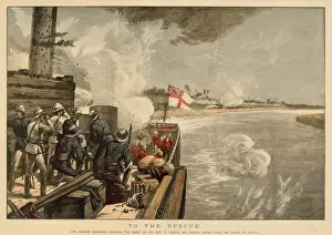 Power Prints: TO THE RESCUE ! Lord Charles Beresford relieves Sir Charles Wilson on the Nile island