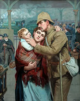 The Reservists Farewell by Ralph Hedley