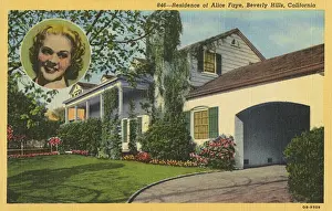 Beverly Prints: Residence of Alice Faye, Beverly Hills, California, USA