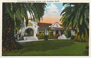 Angeles Prints: Residence of Jack Dempsey, Los Angeles, USA