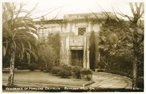 Marlene Prints: Residence of Marlene Dietrich, Beverly Hills, USA