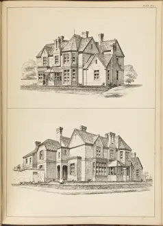 Elevations Prints: Residence at Moorlands near York: elevations