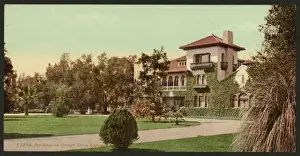 Pasadena Prints: Residence on Orange Grove Avenue, Pasadena, California
