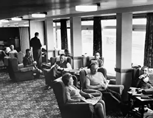 Hove Prints: Residents in lounge, Convalescent Police Seaside Home, Hove
