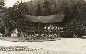 Verandah Prints: Resort at Guerneville, Sonoma County, California, USA