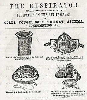 Throat Prints: The Respirator for colds, cough, sore throat, etc