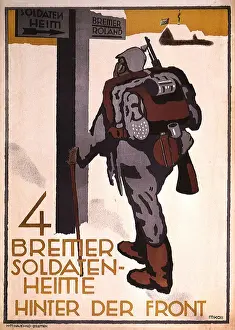 Militant Prints: Four Rest Homes Behind the Front Date: 1915