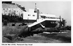 Esplanade Prints: Restaurant Cap. Ducal - Vina del Mar, Chile