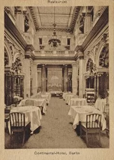 Images Dated 11th June 2015: The restaurant at the Continental Hotel Berlin, 1920s
